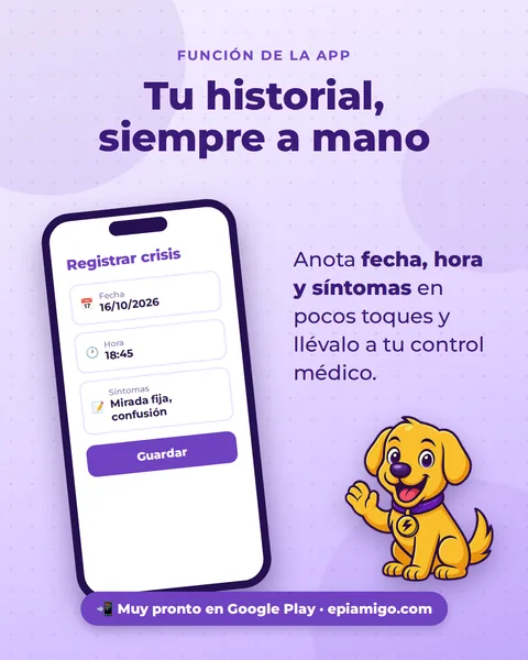 Publicación de EpiAmigo: Tu historial, siempre a mano